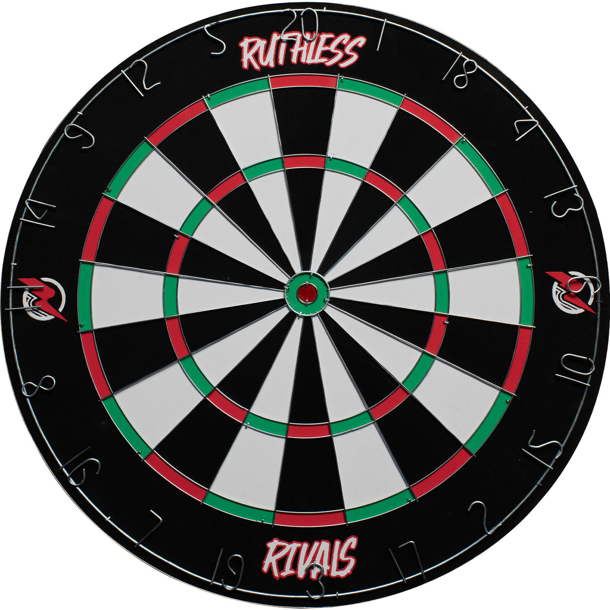 *Ruthless Rivals Dartboard - Family Darts Game - Paper Wound Board - inc 2 sets of Darts