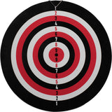 *Ruthless Rivals Dartboard - Family Darts Game - Paper Wound Board - inc 2 sets of Darts