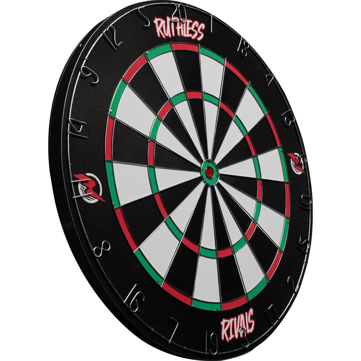 *Ruthless Rivals Dartboard - Family Darts Game - Paper Wound Board - inc 2 sets of Darts