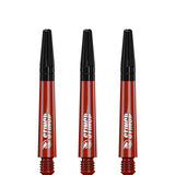 Ruthless Sting Dart Shafts - Polycarbonate - Solid Red - Black Top