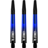 Ruthless Sting XT Dart Shafts - Polycarbonate - Gradient Black & Blue - Black Top