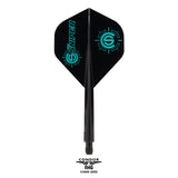 *Condor AXE Dart Flights - Standard - Connor Scutt - The Sniper - Black
