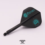 *Condor AXE Dart Flights - Standard - Connor Scutt - The Sniper - Black
