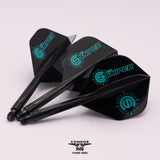 *Condor AXE Dart Flights - Standard - Connor Scutt - The Sniper - Black