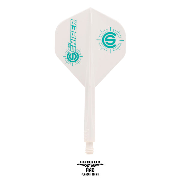*Condor AXE Dart Flights - Standard - Connor Scutt - The Sniper - White