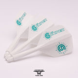 *Condor AXE Dart Flights - Small - Connor Scutt - The Sniper - White