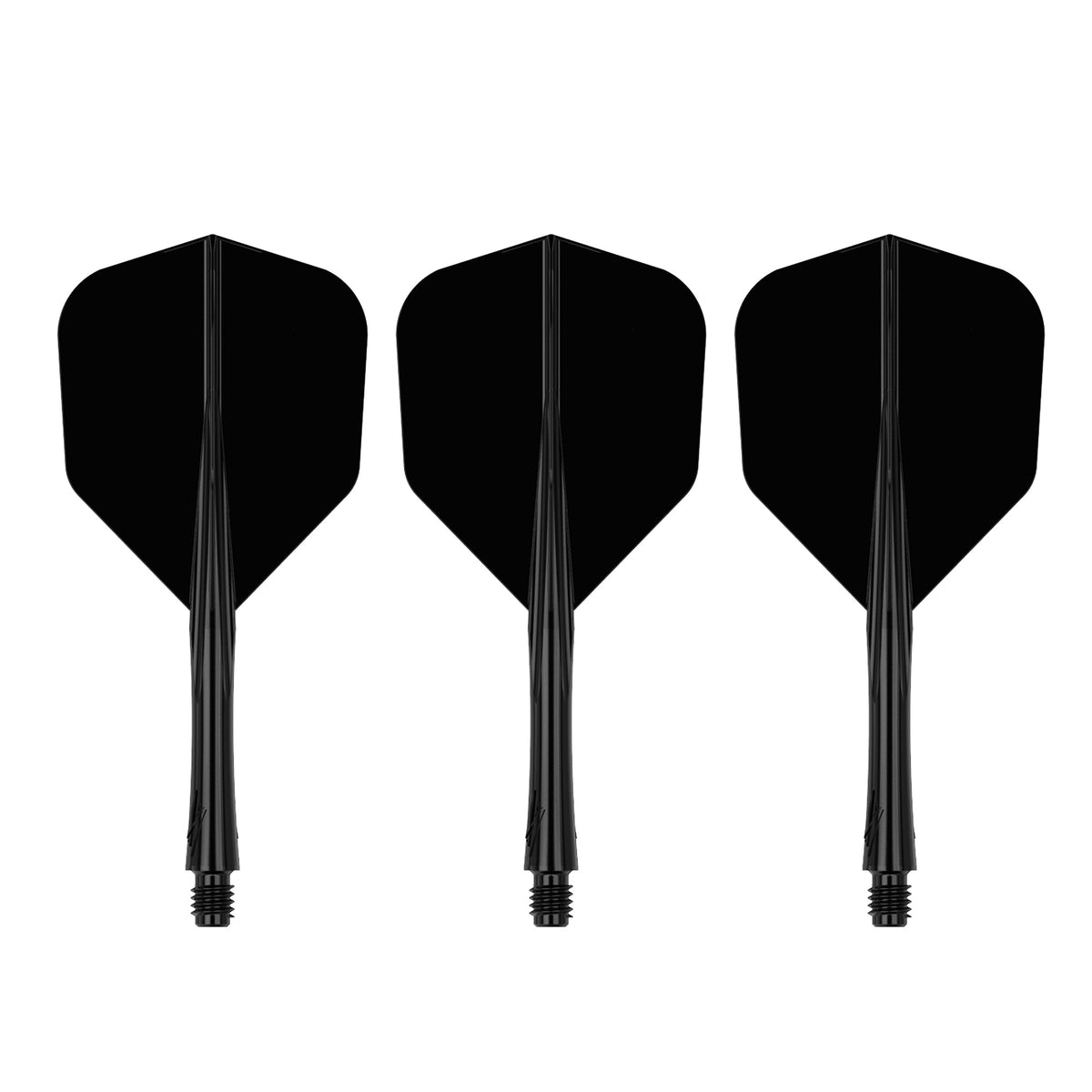 Caliburn SUP Lite Dart Flights - Moulded Flight & Shaft - Standard No6 - Black