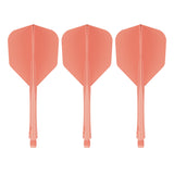 Caliburn SUP Lite Dart Flights - Moulded Flight & Shaft - Standard No6 - Tangerine