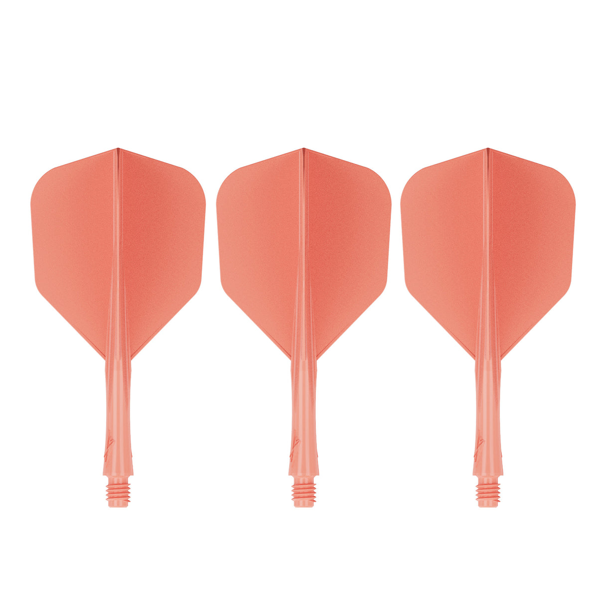Caliburn SUP Lite Dart Flights - Moulded Flight & Shaft - Standard No6 - Tangerine
