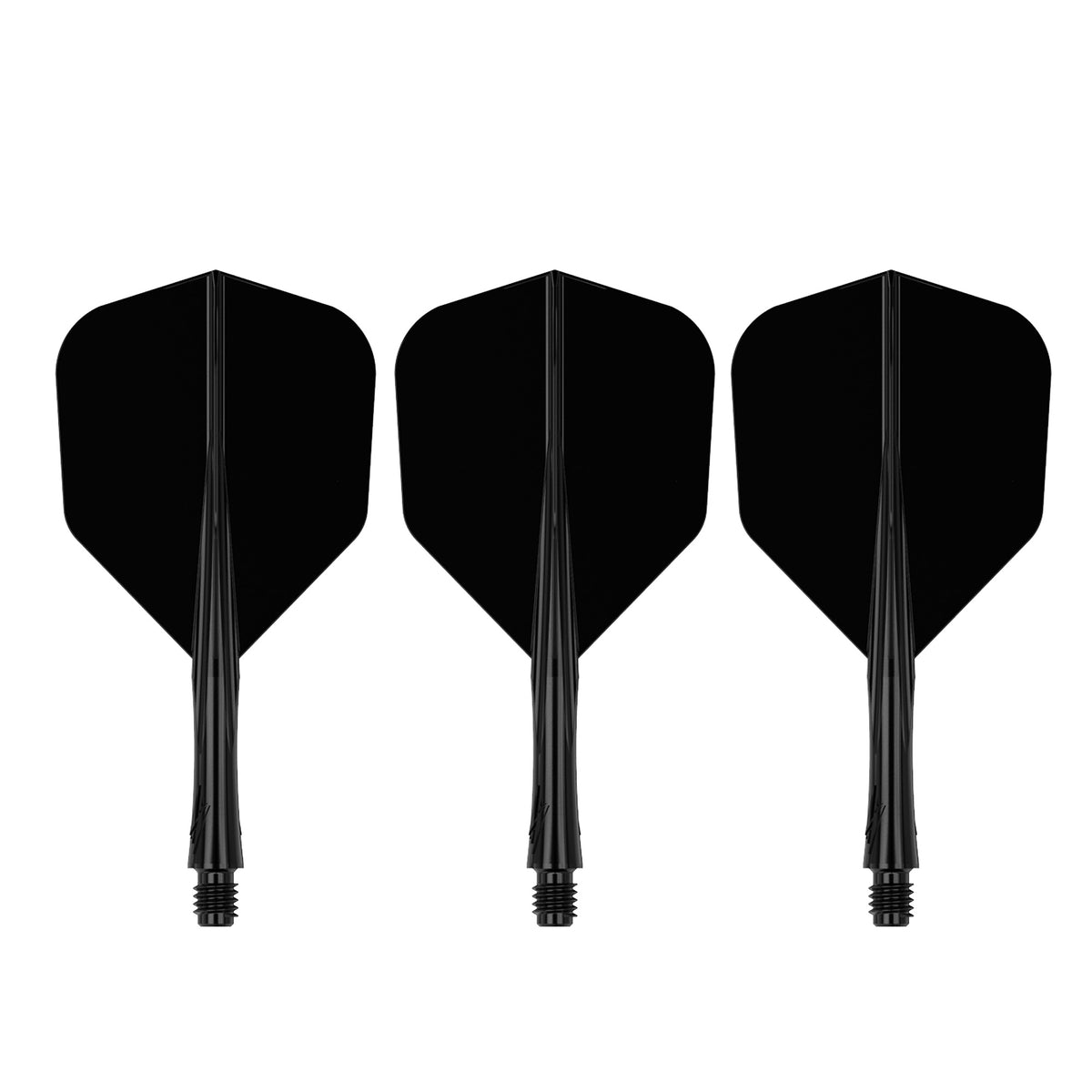 Caliburn SUP Lite Dart Flights - Moulded Flight & Shaft - Standard No6 - Black