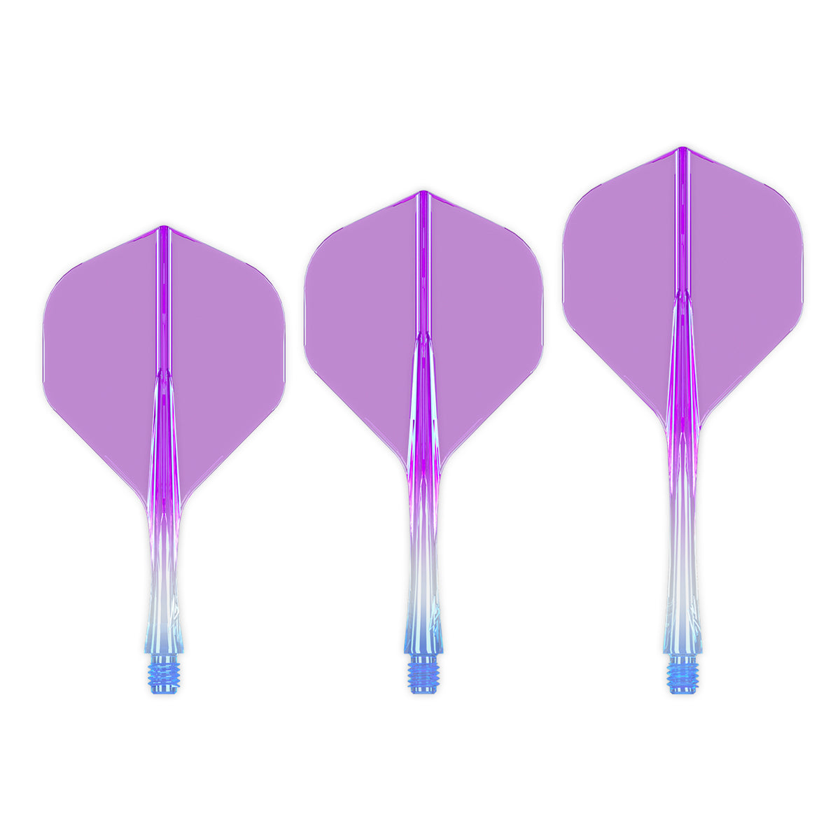Caliburn SUP Flights - Moulded Flight & Shaft - Standard No2 - Two Tone
