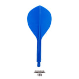 Condor AXE120 Dart Flights - Teardrop - Blue