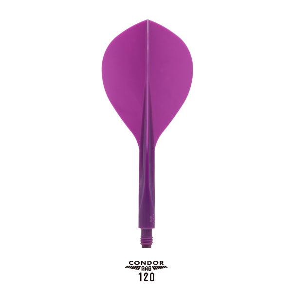 Condor AXE120 Dart Flights - Teardrop - Purple