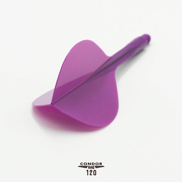 Condor AXE120 Dart Flights - Teardrop - Purple