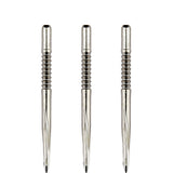 Unicorn Volute Dart Points - Steel Tip - Shark Fin - Silver