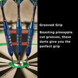 Viper Comix Darts - Steel Tip - Coated Alloy - Cut Grooves - inc Extras - Blue