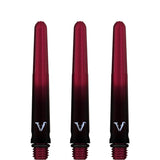 Viper Viperlock Aluminium Dart Shafts - inc O-Rings and Locking Pin - Black & Red