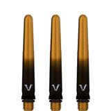 Viper Viperlock Aluminium Dart Shafts - inc O-Rings and Locking Pin - Black & Gold
