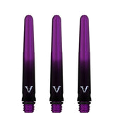 Viper Viperlock Aluminium Dart Shafts - inc O-Rings and Locking Pin - Black & Purple