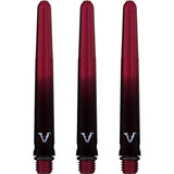 Viper Viperlock Aluminium Dart Shafts - inc O-Rings and Locking Pin - Black & Red