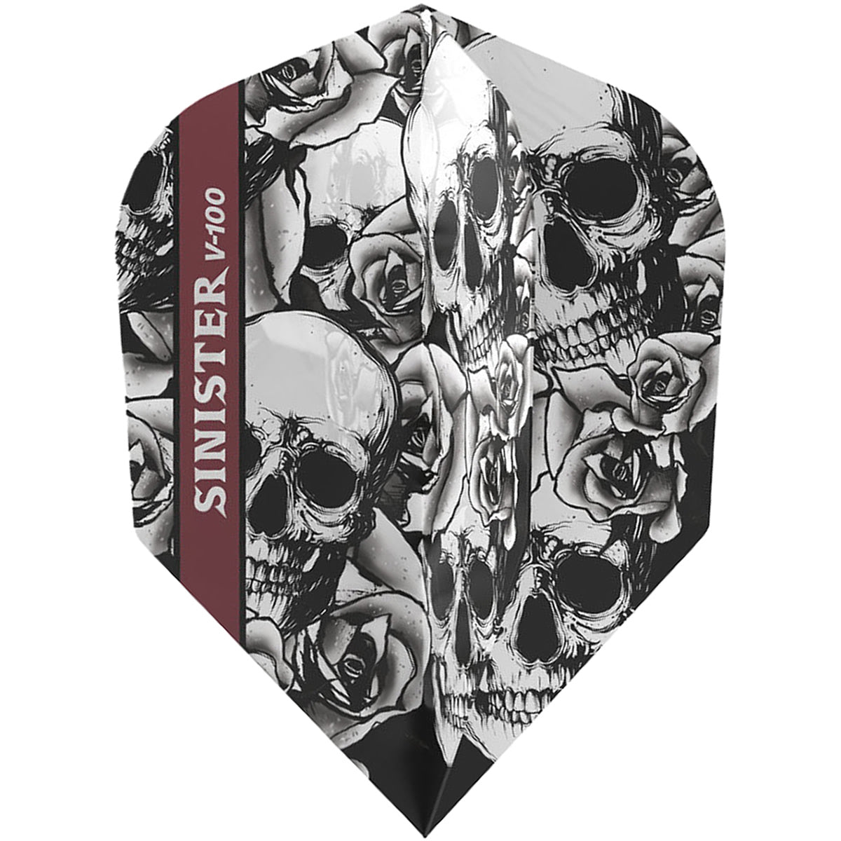 Viper V-100 Sinister Dart Flights - 100 Micron - Skulls - Std No2