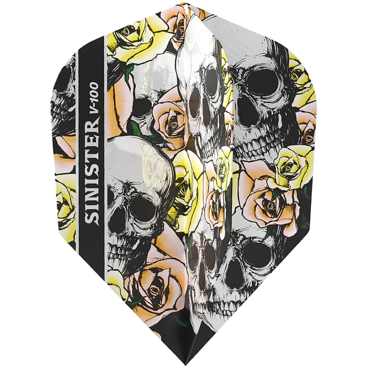 Viper V-100 Sinister Dart Flights - 100 Micron - Skulls - Std No2