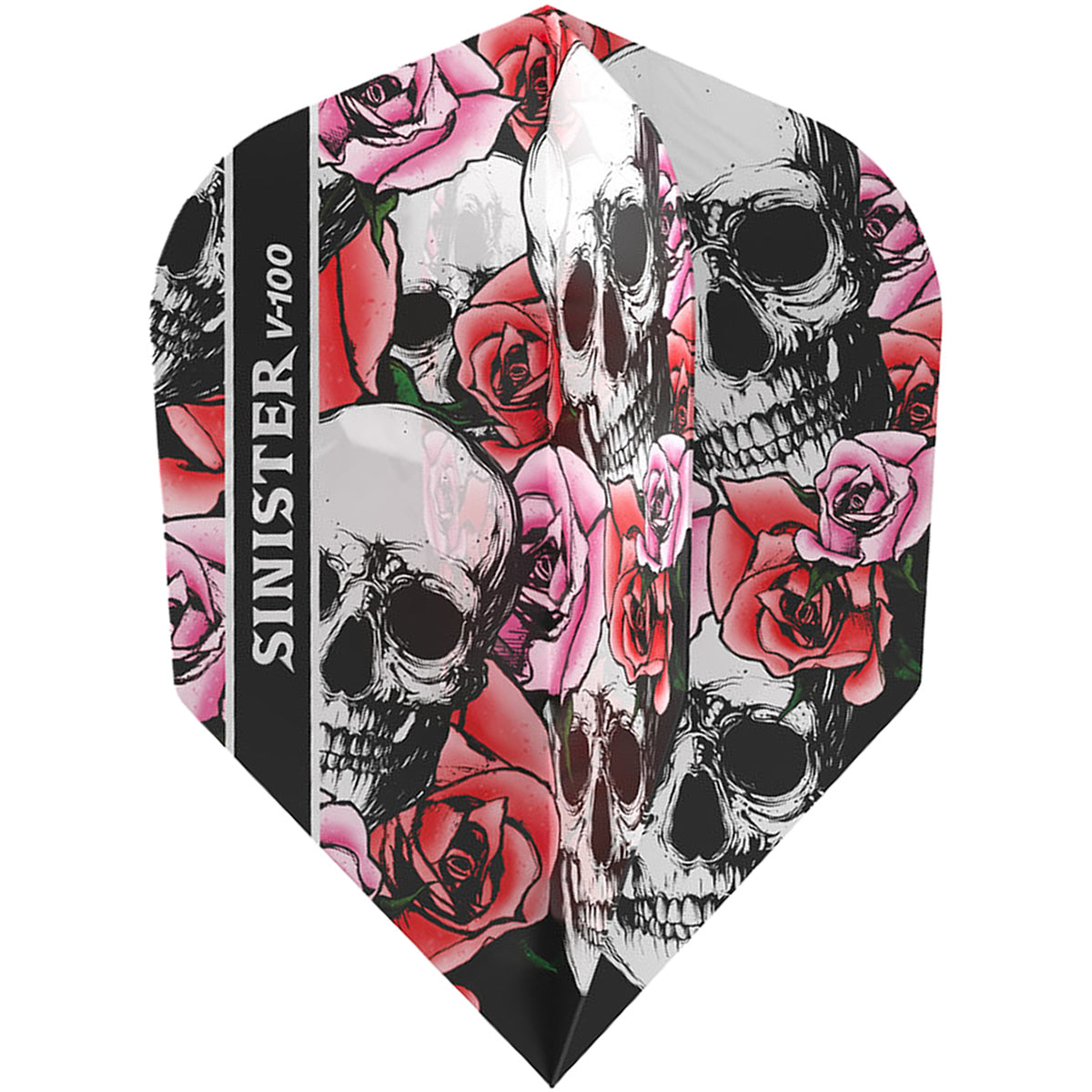 Viper V-100 Sinister Dart Flights - 100 Micron - Skulls - Std No2