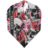 Viper V-100 Sinister Dart Flights - 100 Micron - Skulls - Std No2