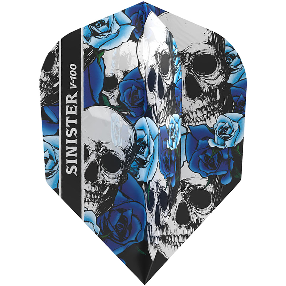 Viper V-100 Sinister Dart Flights - 100 Micron - Skulls - Std No2