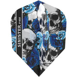 Viper V-100 Sinister Dart Flights - 100 Micron - Skulls - Std No2