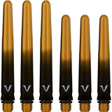 Viper Viperlock Aluminium Dart Shafts - inc O-Rings and Locking Pin - Black & Gold
