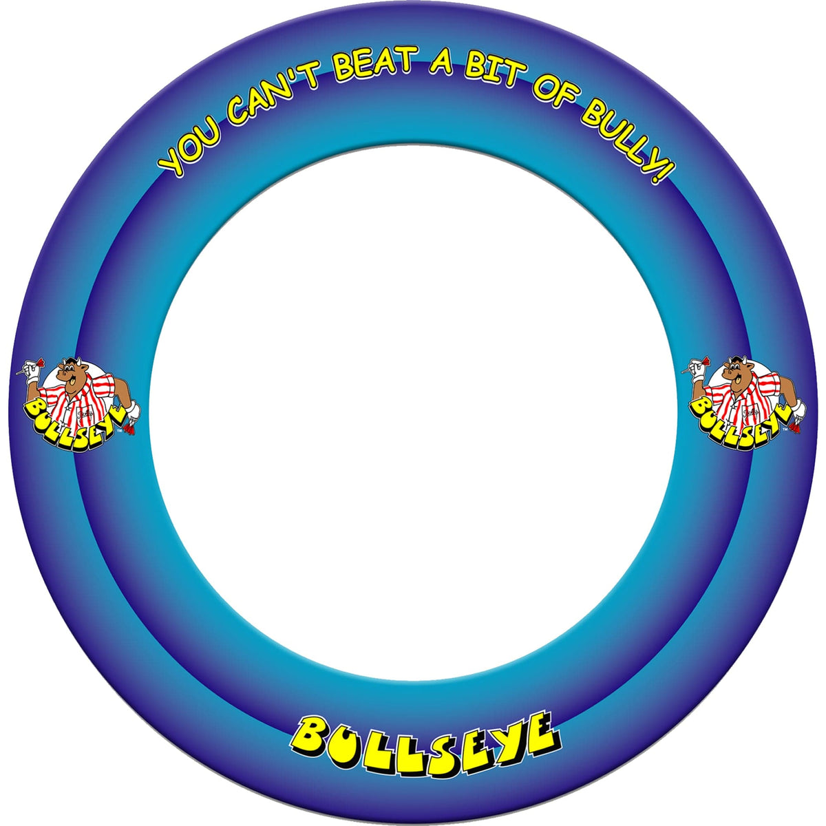 Bullseye Dartboard Surround - Heavy Duty - with Bully Logo - Blue
