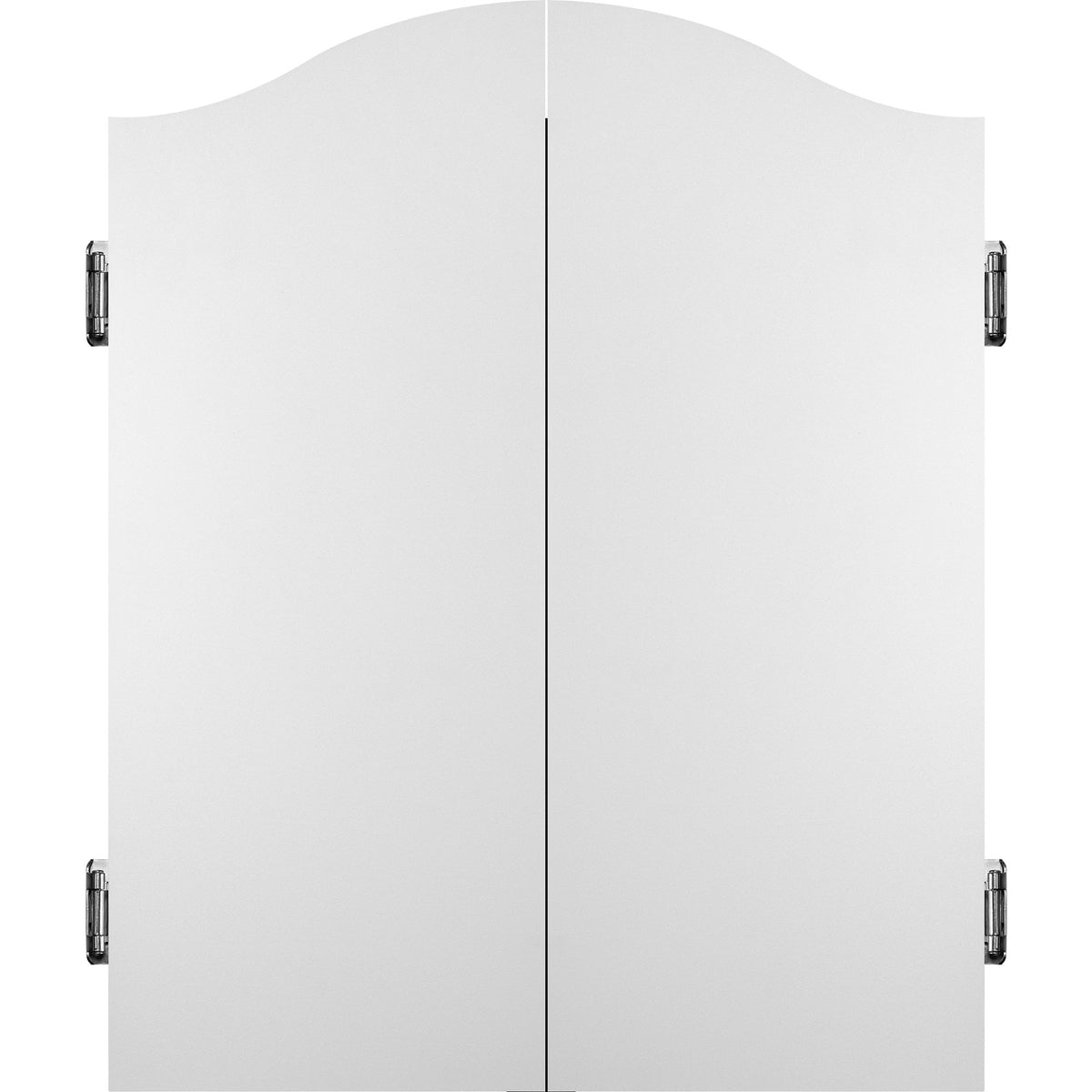 Mission Dartboard Cabinet - Deluxe Quality - Plain White