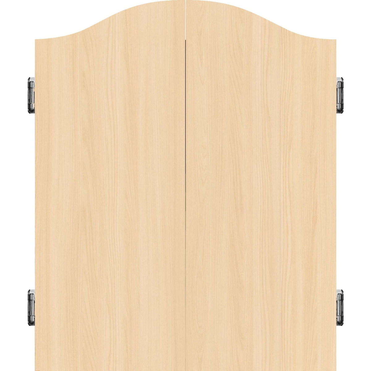 Mission Dartboard Cabinet - Deluxe Quality - Plain Light Oak