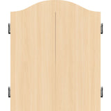 Mission Dartboard Cabinet - Deluxe Quality - Plain Light Oak
