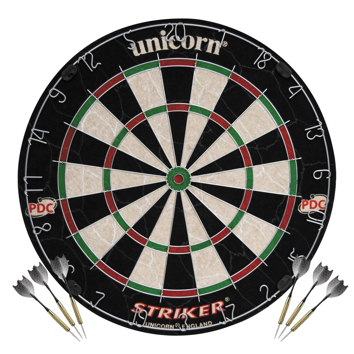 Unicorn Striker Home Darts Centre - inc - Cabinet Dartboard Darts