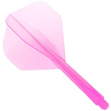 Condor Dart Flights - Zero Stress - Standard - Clear Pink Medium