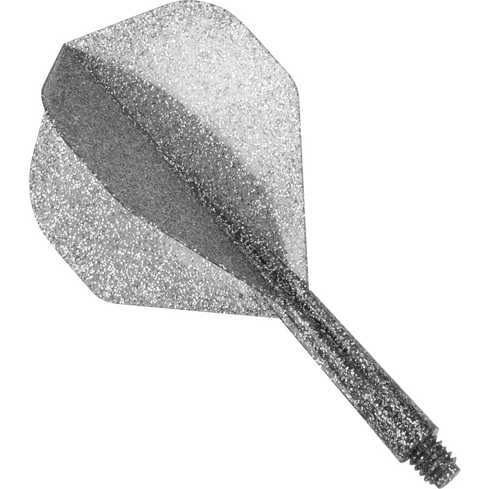 Condor Dart Flights - Zero Stress - Std - Glitter - Silver Short