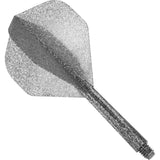 Condor Dart Flights - Zero Stress - Std - Glitter - Silver Medium