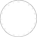 Designa Metal Number Ring - for Dartboards - Complete Outer Ring