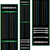 Designa Checkouts Carpet Mat - Non Slip Back - 290cm X 60cm Green