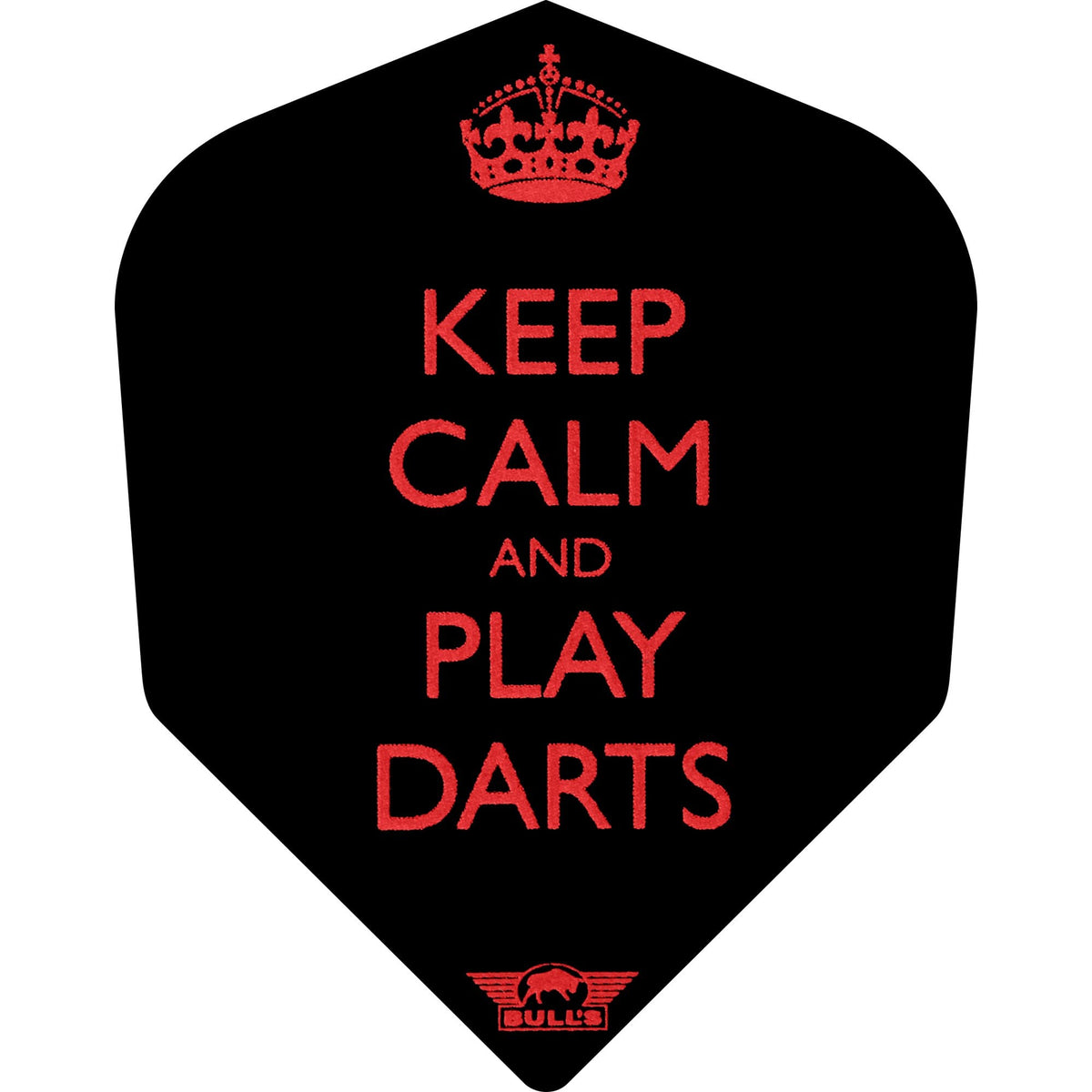 Bulls Powerflite Dart Flights - 100 - Std - Keep Calm