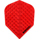 Harrows Dimplex Dart Flights - Standard Shape - Plain Colours Plain Red