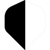 Designa Two Tone Contrast Dart Flights - Std Black White
