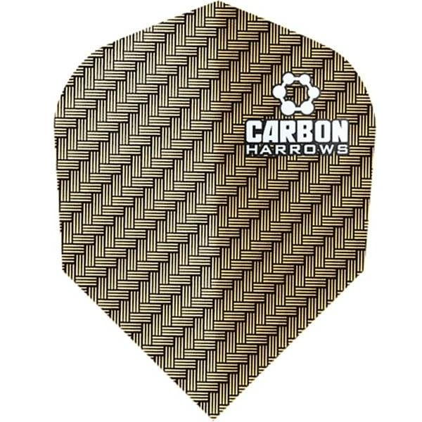 Harrows Carbon Dart Flights - Standard Shape Rustic