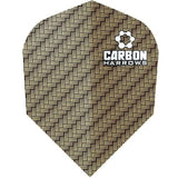 Harrows Carbon Dart Flights - Standard Shape Rustic