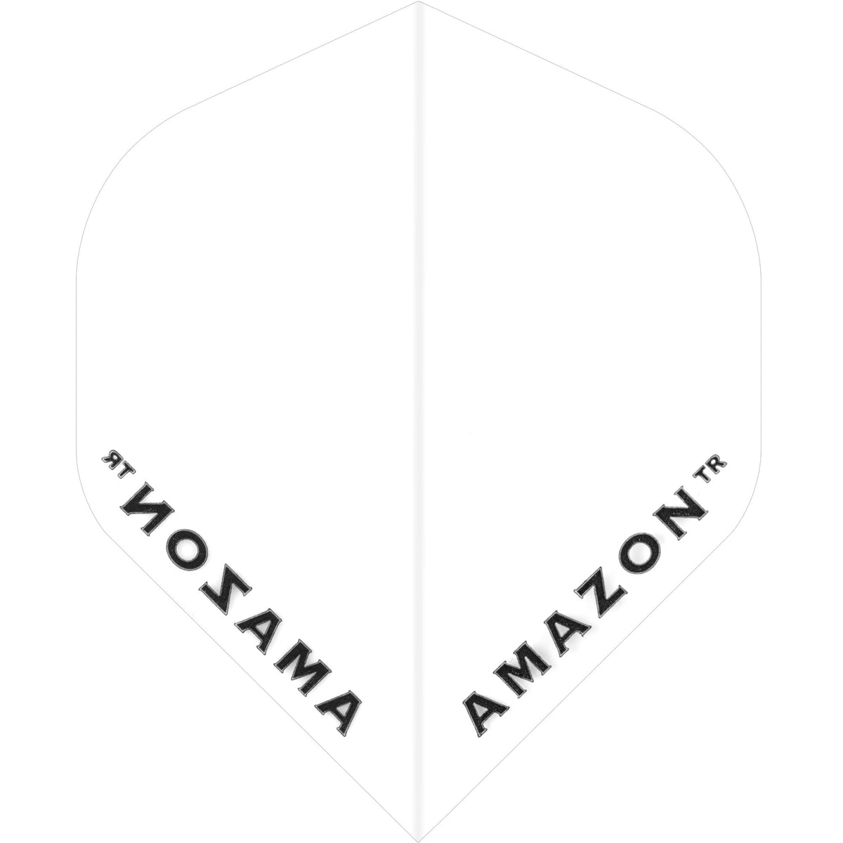 Amazon Dart Flights - 100 Micron - Transparent - Std Clear