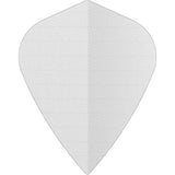 Designa Dart Flights - Fabric Rip Stop Nylon - Longlife - Kite White