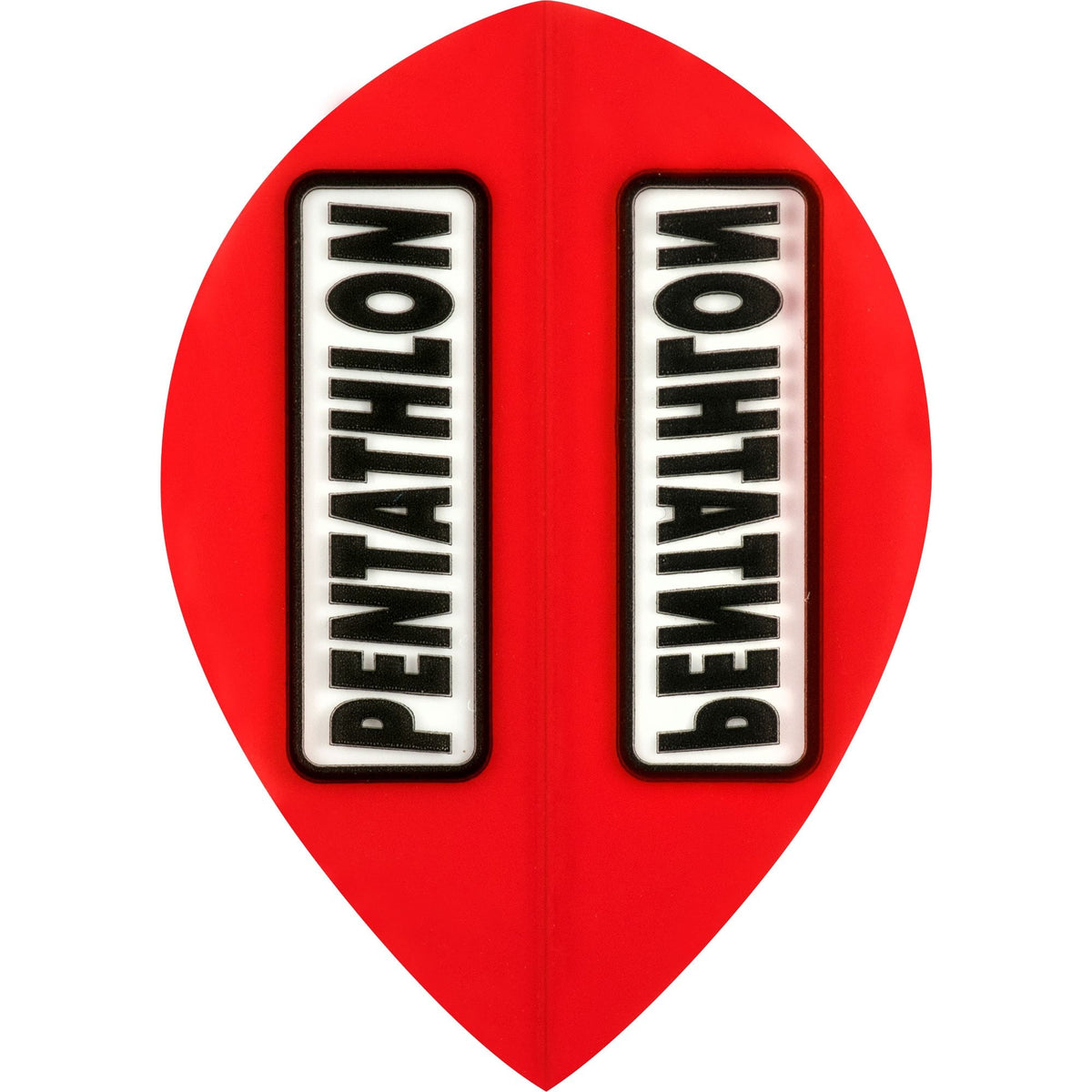 Dart Flights - Pentathlon Colours - Extra Strong - Pear Red