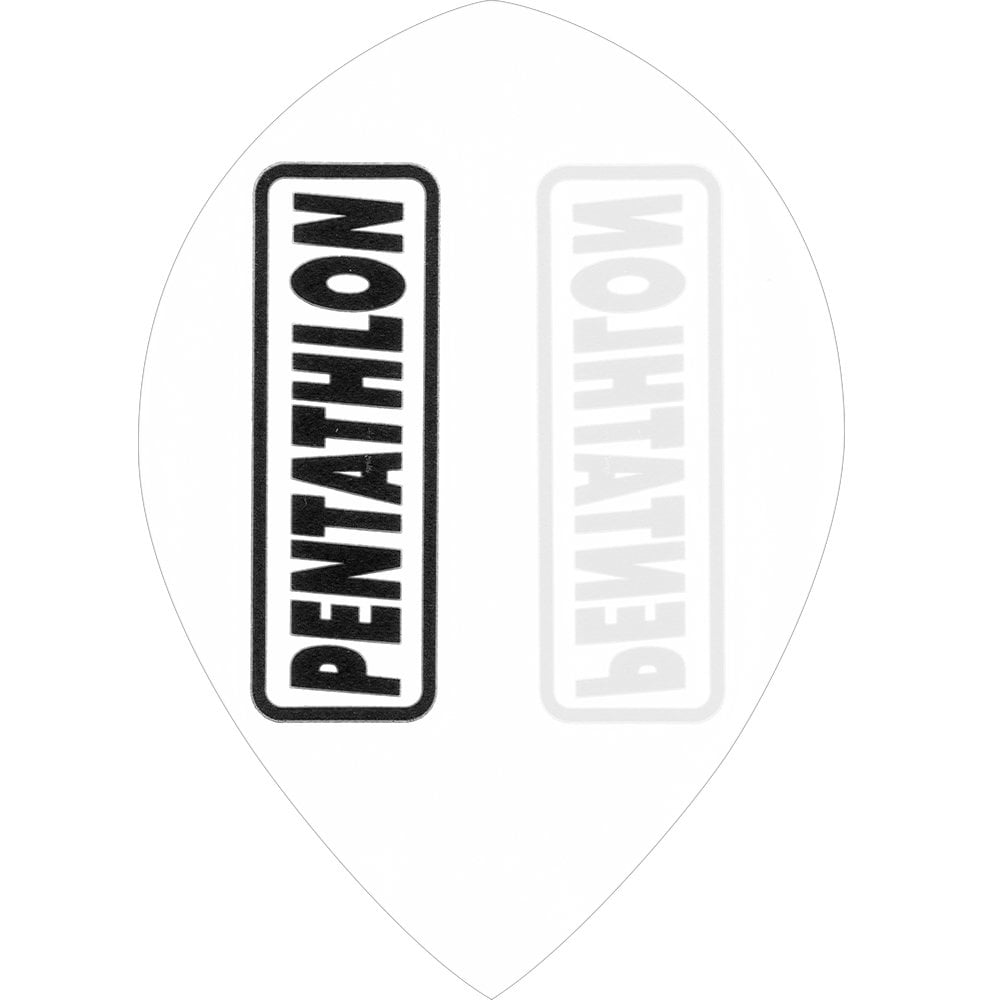 Dart Flights - Pentathlon Colours - Extra Strong - Pear White